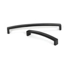Black 5 1/2" Ribbed Pull Handle | From The Anvil-Pull Handles-Yester Home