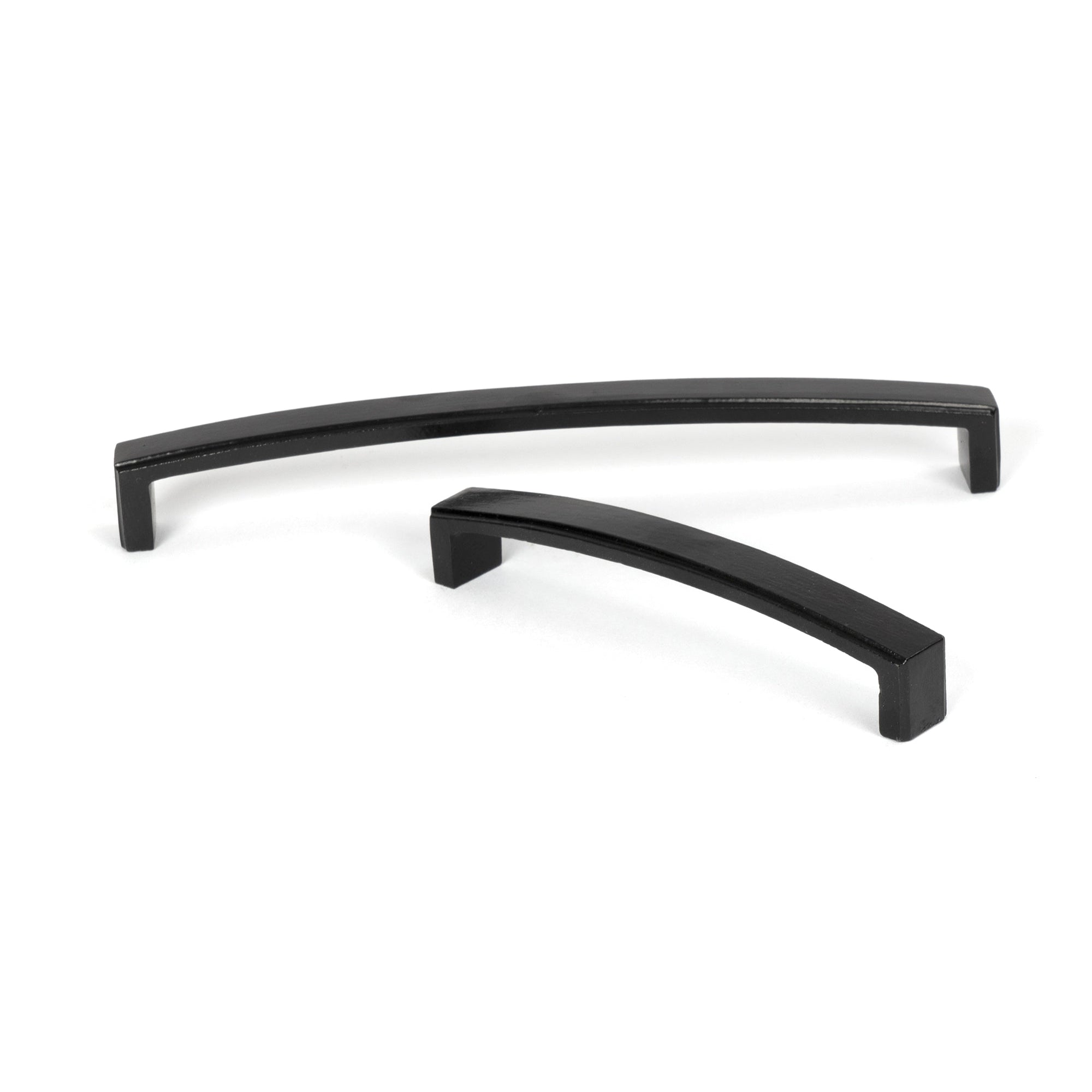 Black 5 1/2" Ribbed Pull Handle | From The Anvil-Pull Handles-Yester Home