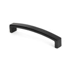 Black 5 1/2" Ribbed Pull Handle | From The Anvil - Pull Handles - From The Anvil - Yester Home