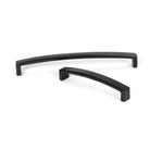 Black 5 1/2" Ribbed Pull Handle | From The Anvil - Pull Handles - From The Anvil - Yester Home