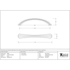 Black 5" Shell Pull Handle | From The Anvil - Pull Handles - From The Anvil - Yester Home