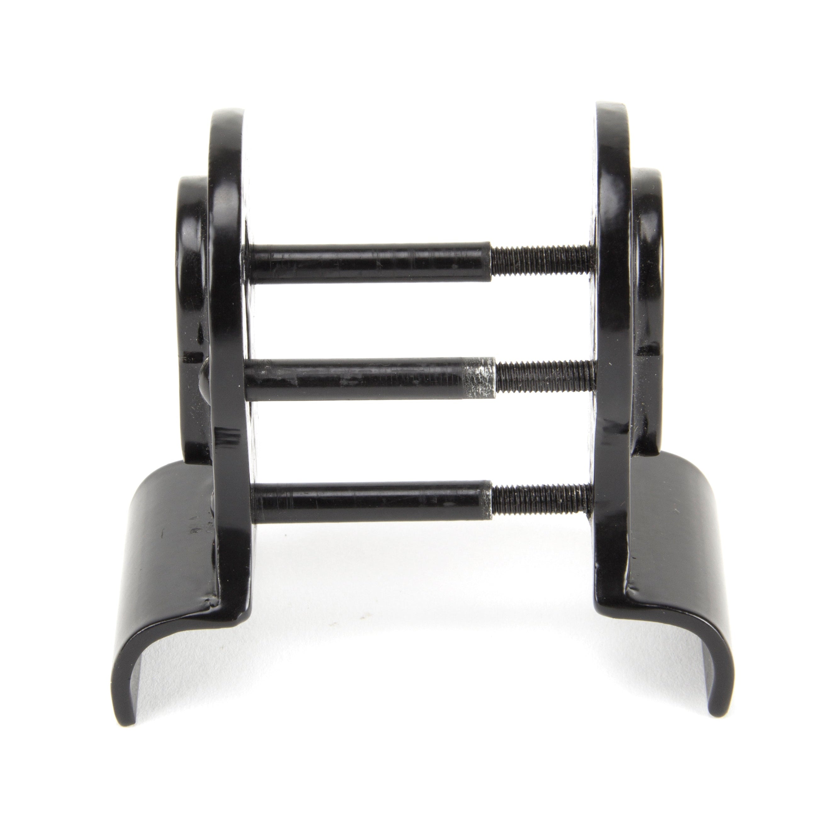 Black 50mm Euro Door Pull (Back to Back fixings) | From The Anvil-Euro Pulls-Yester Home