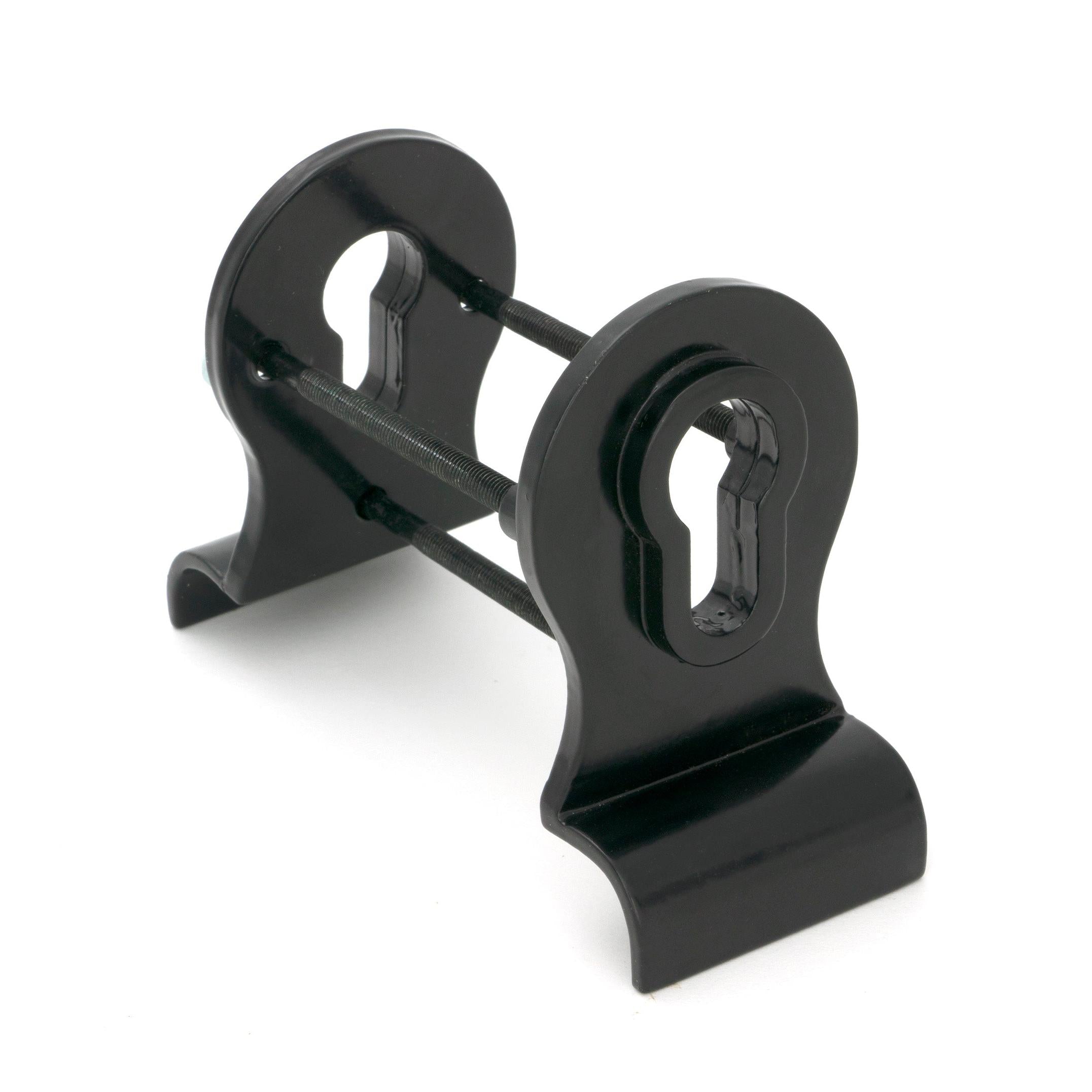 Black 50mm Euro Door Pull (Back to Back fixings) | From The Anvil - Euro Pulls - From The Anvil - Yester Home
