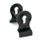 Black 50mm Euro Door Pull (Back to Back fixings) | From The Anvil - Euro Pulls - From The Anvil - Yester Home