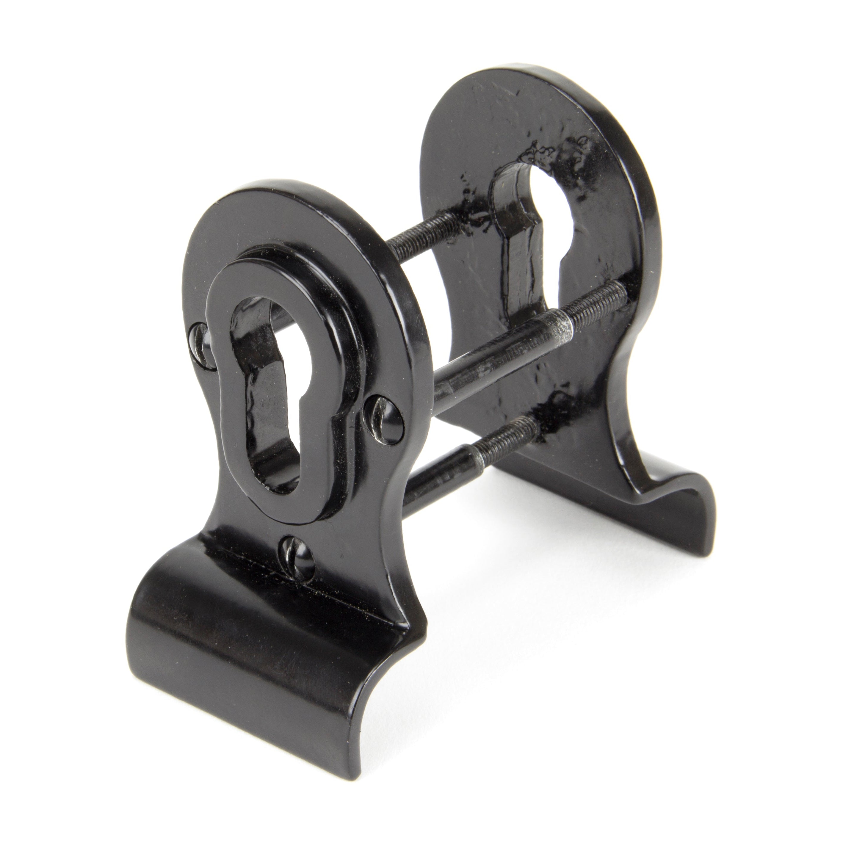 Black 50mm Euro Door Pull (Back to Back fixings) | From The Anvil-Euro Pulls-Yester Home
