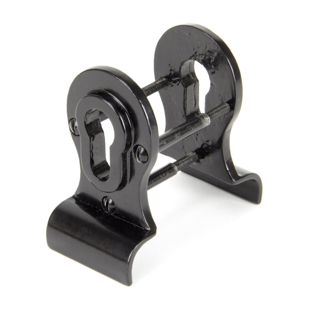 Black 50mm Euro Door Pull (Back to Back fixings) | From The Anvil