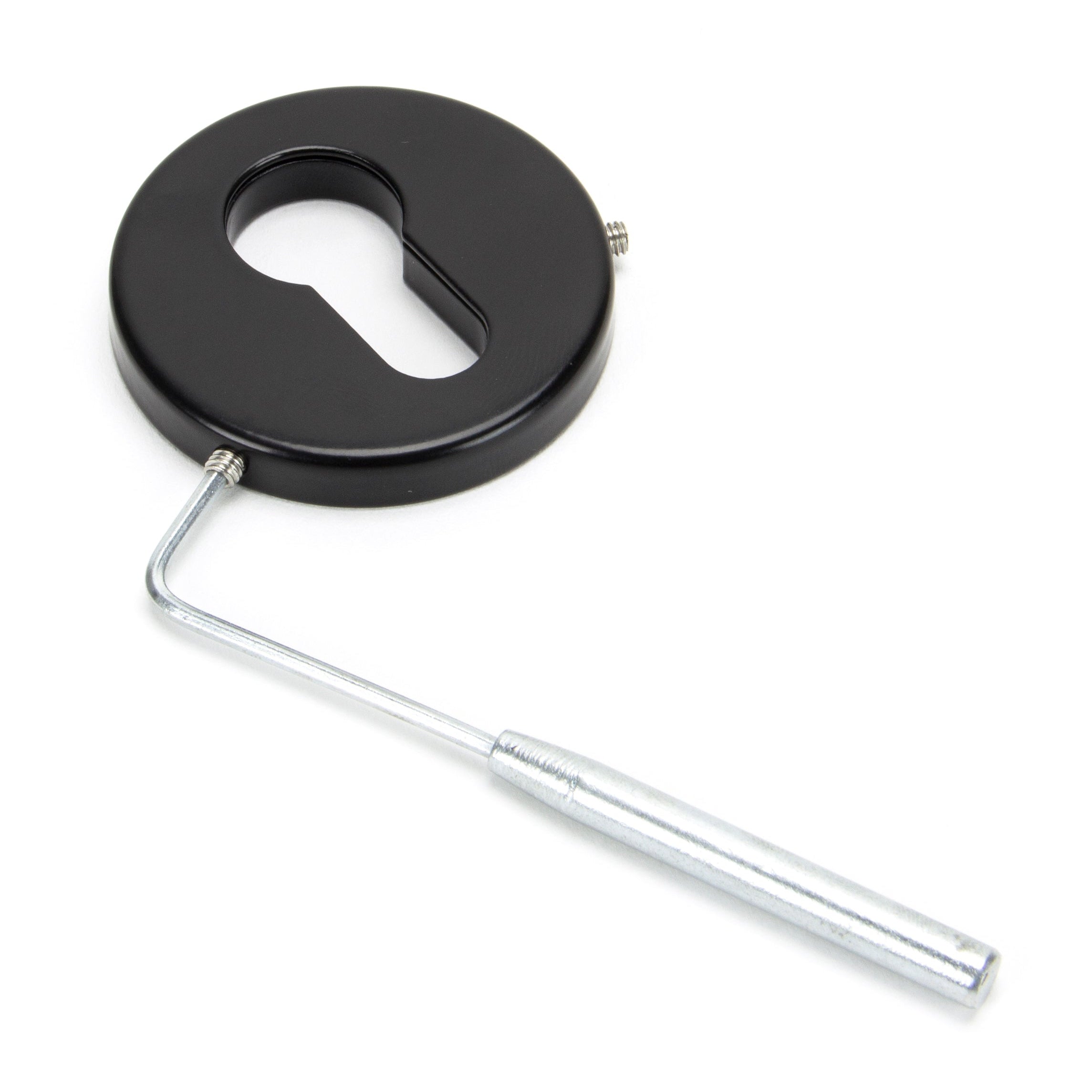 Black 52mm Regency Concealed Escutcheon | From The Anvil-Euro Escutcheons-Yester Home