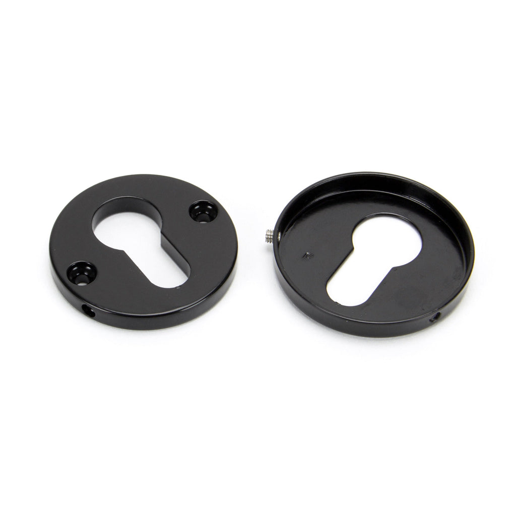 Black 52mm Regency Concealed Escutcheon | From The Anvil-Euro Escutcheons-Yester Home
