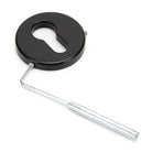 Black 52mm Regency Concealed Escutcheon | From The Anvil - Euro Escutcheons - From The Anvil - Yester Home