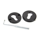 Black 52mm Regency Concealed Escutcheon | From The Anvil - Euro Escutcheons - From The Anvil - Yester Home