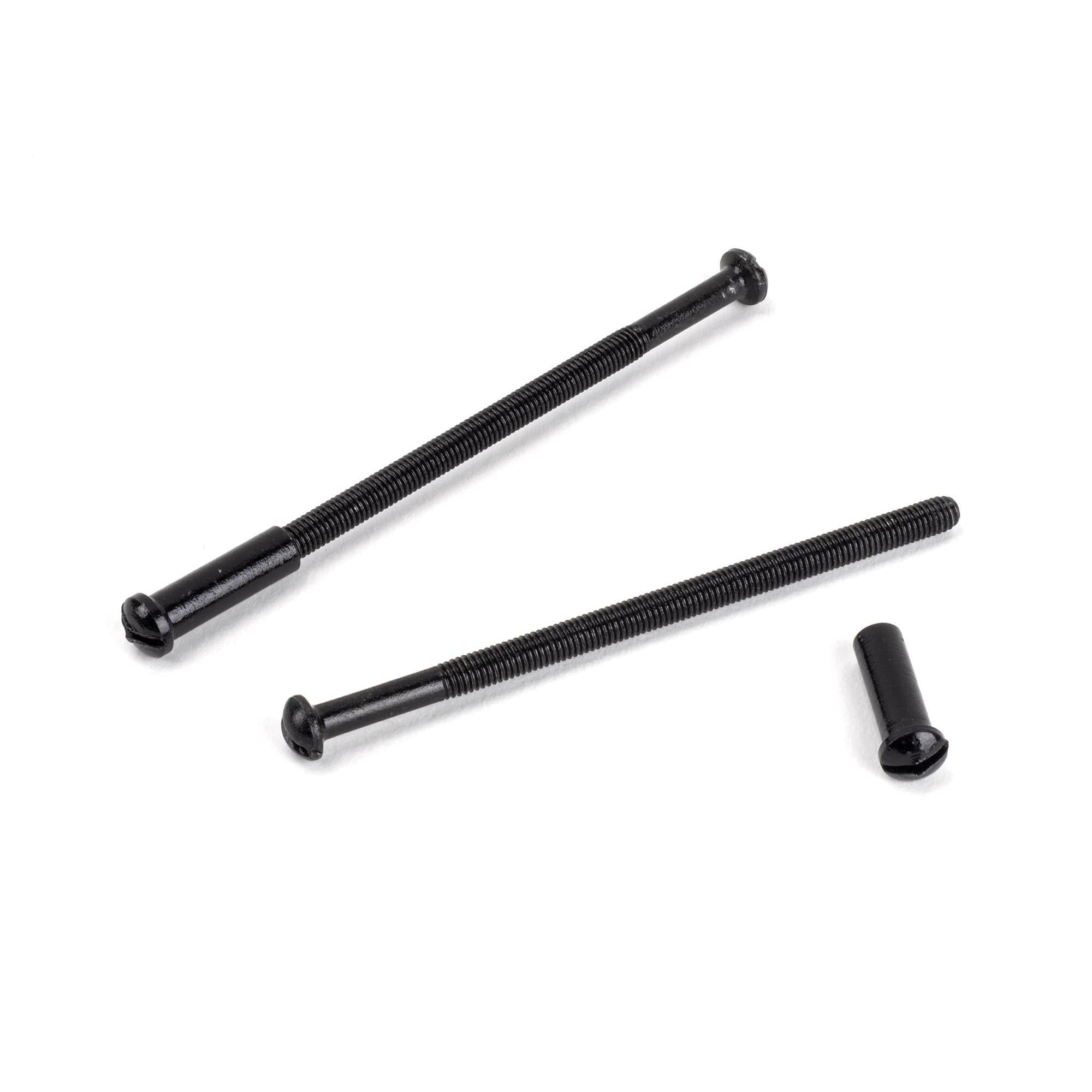 Black 5mm Male & Female Screws (2) | From The Anvil - Screws & Bolts - From The Anvil - Yester Home