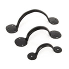 Black 6" Bean D Handle | From The Anvil-D Handles-Yester Home