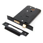 Black 6" Horizontal 5 Lever Sash Lock | From The Anvil-Horizontal Locks-Yester Home