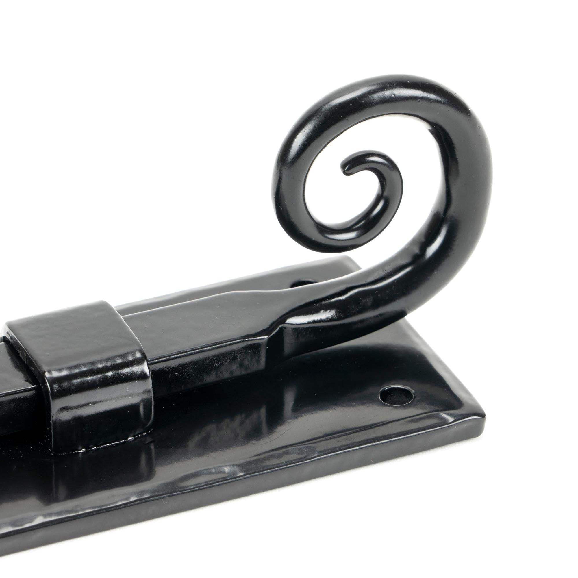 Black 6" Monkeytail Universal Bolt | From The Anvil - Bolts - From The Anvil - Yester Home