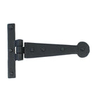 Black 6" Penny End T Hinge (pair) | From The Anvil-T Hinges-Yester Home