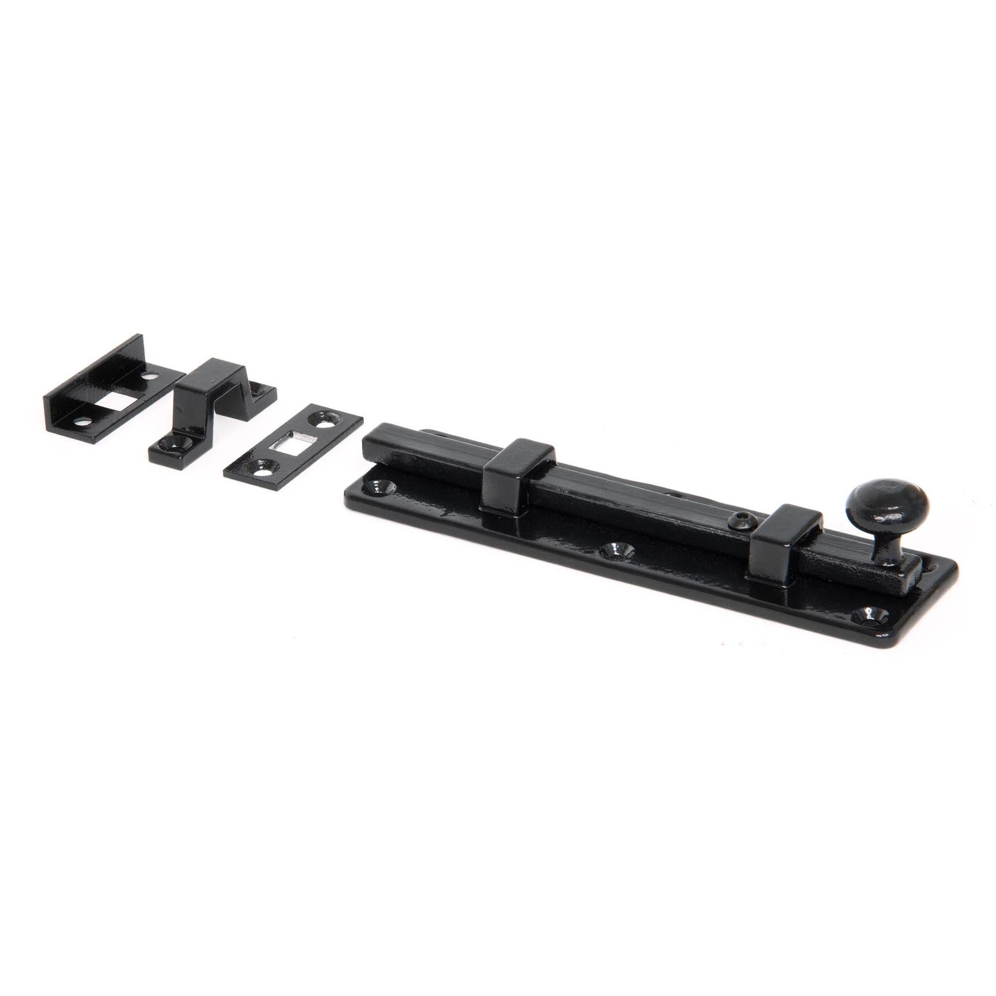 Black 6" Universal Bolt | From The Anvil - Bolts - From The Anvil - Yester Home