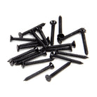 Black 6 x 1¼" Countersunk Screws (25) | From The Anvil - Screws & Bolts - From The Anvil - Yester Home