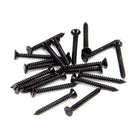 Black 6 x 1¼" Countersunk Screws (25) | From The Anvil-Screws & Bolts-Yester Home