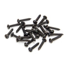 Black 6 x 3/4" Round Head Screws (25) | From The Anvil - Screws & Bolts - From The Anvil - Yester Home