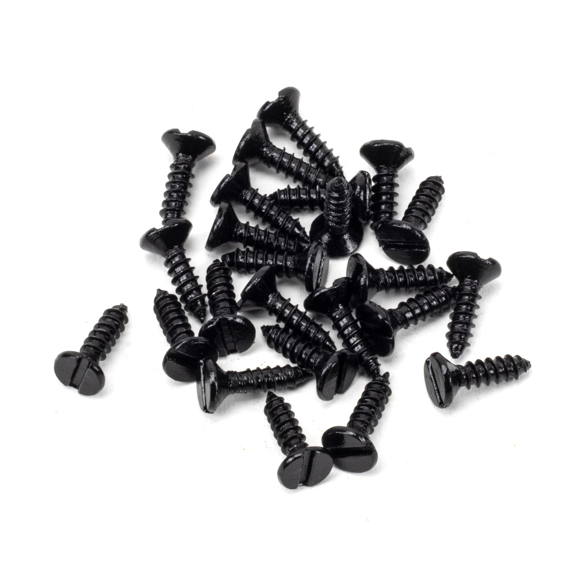 Black 6x½" Countersunk Screws (25) | From The Anvil - Screws & Bolts - From The Anvil - Yester Home