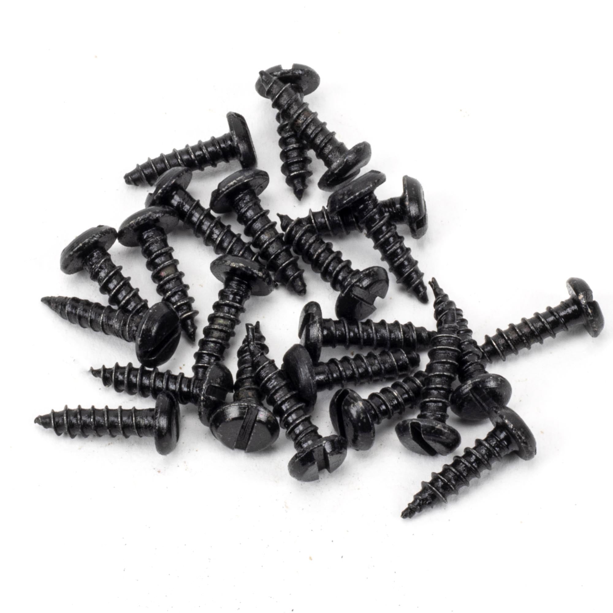 Black 6x½" Round Head Screws (25) | From The Anvil - Screws & Bolts - From The Anvil - Yester Home