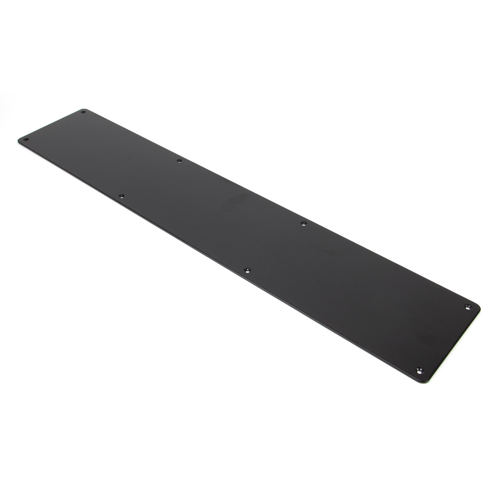 Black 780mm x 150mm Kick Plate | From The Anvil - Kickplates - From The Anvil - Yester Home