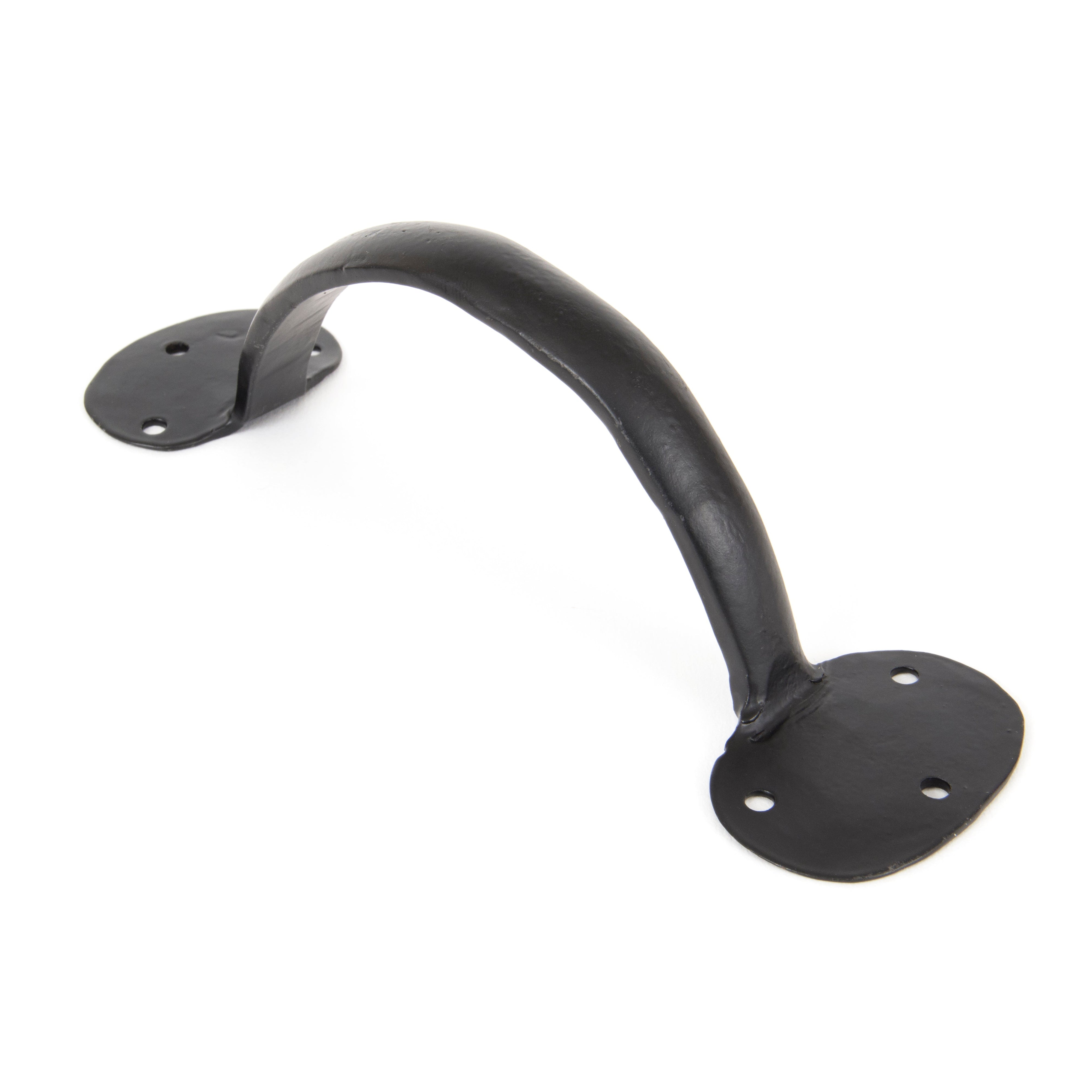 Black 8" Bean D Handle | From The Anvil-D Handles-Yester Home