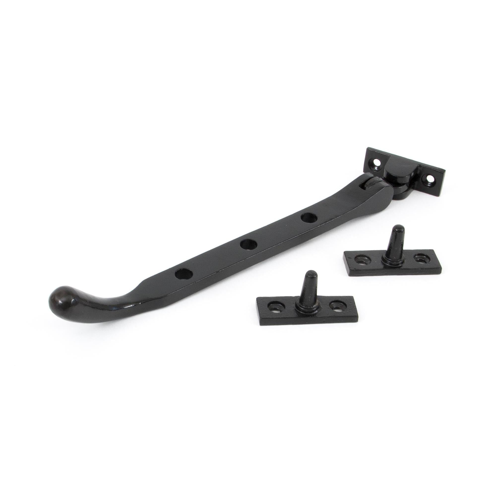 Black 8" Cast Peardrop Stay | From The Anvil - Stays - From The Anvil - Yester Home