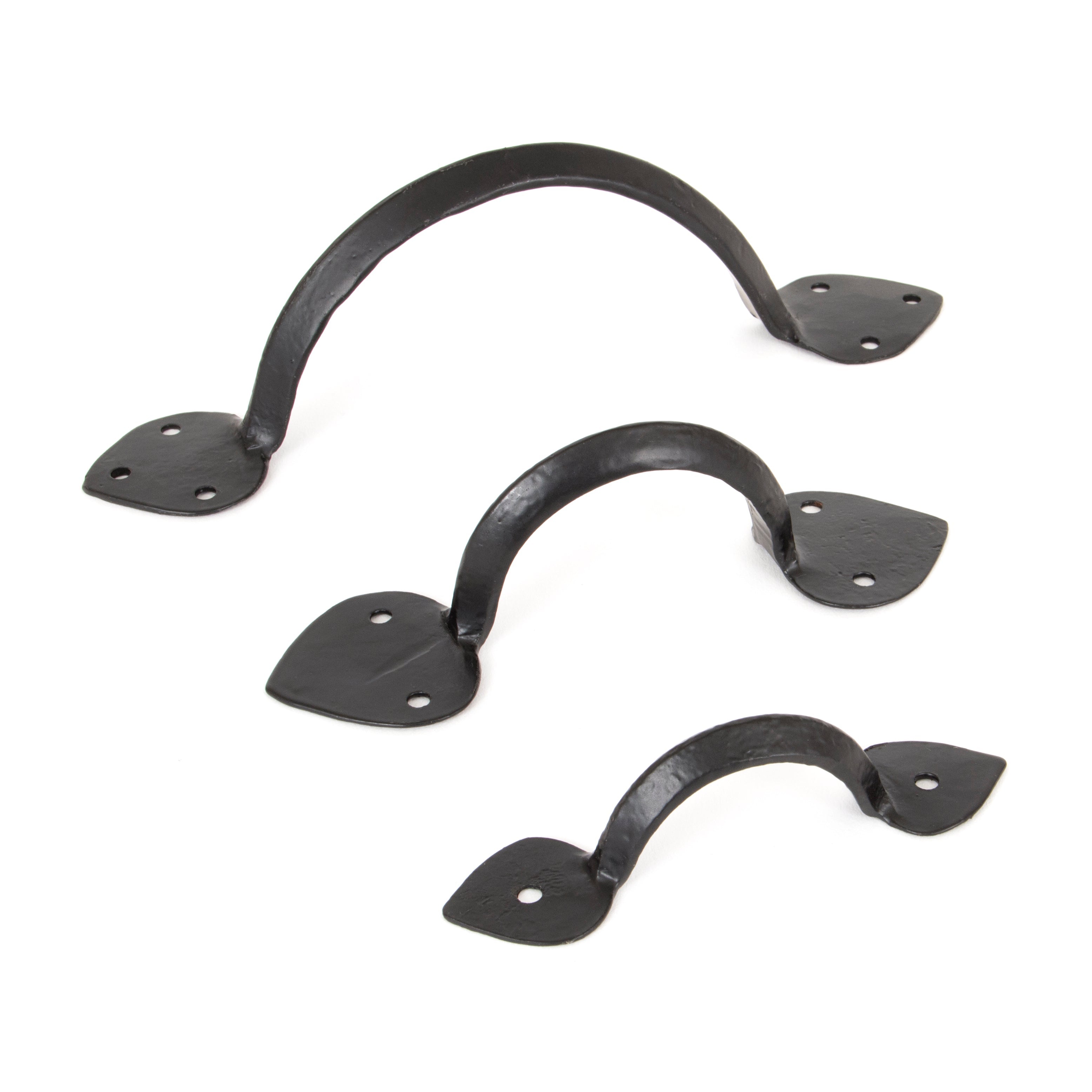 Black 8" Gothic D Handle | From The Anvil-D Handles-Yester Home
