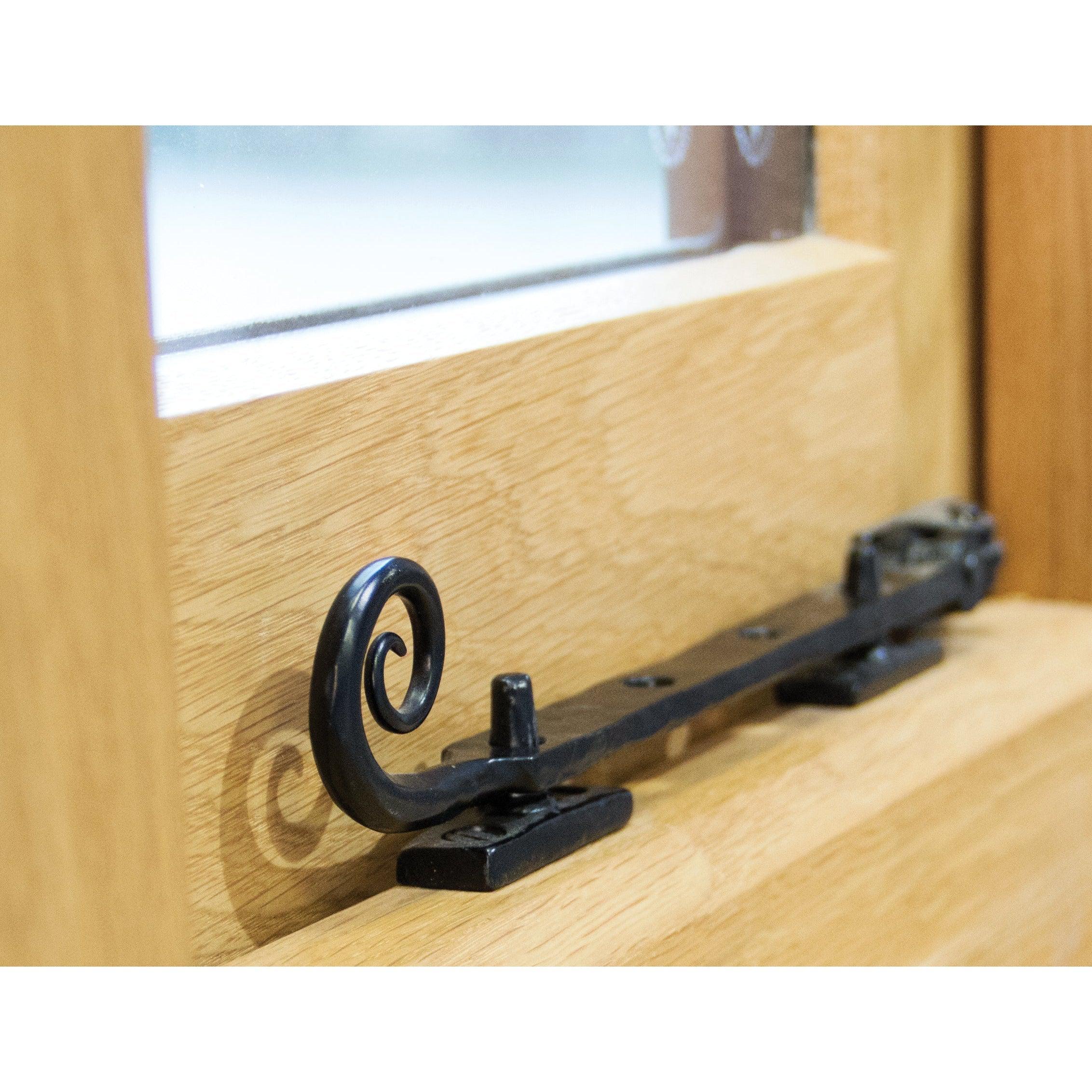 Black 8" Handmade Monkeytail Stay | From The Anvil-Stays-Yester Home