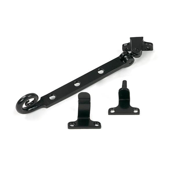 Black 8" Monkeytail Stay (Steel Window) - Stays - From The Anvil - Yester Home