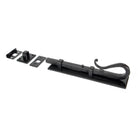 Black 8" Shepherd's Crook Universal Bolt | From The Anvil - Bolts - From The Anvil - Yester Home
