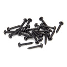 Black 8 x 1" Round Head Screws (25) | From The Anvil - Screws & Bolts - From The Anvil - Yester Home