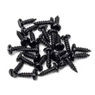 Black 8x½" Round Head Screws (25) | From The Anvil - Screws & Bolts - From The Anvil - Yester Home