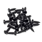 Black 8x½" Round Head Screws (25) | From The Anvil-Screws & Bolts-Yester Home