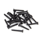 Black 8x1¼" Countersunk Screws (25) | From The Anvil - Screws & Bolts - From The Anvil - Yester Home