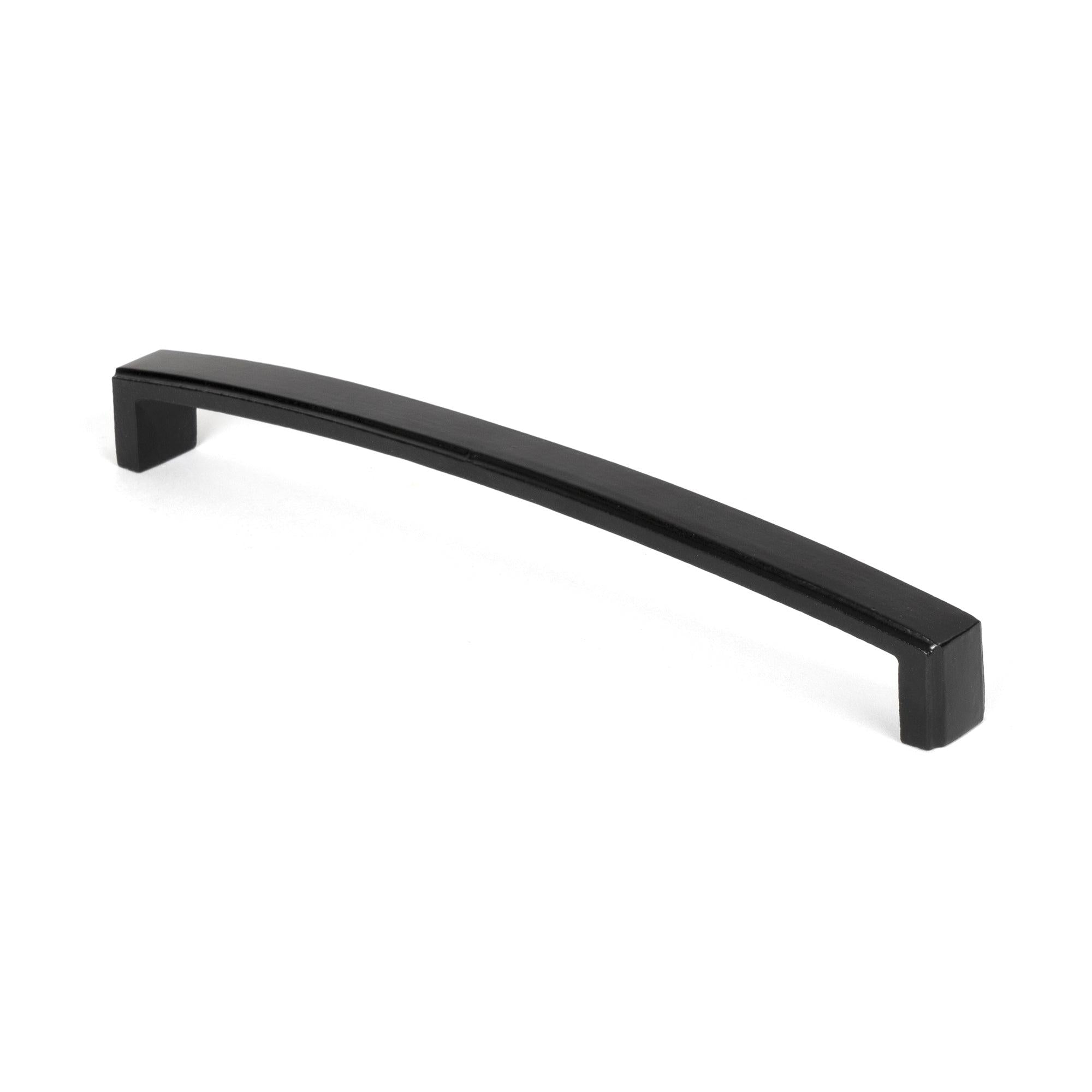 Black 9" Ribbed Pull Handle | From The Anvil - Pull Handles - From The Anvil - Yester Home