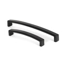 Black 9" Ribbed Pull Handle | From The Anvil - Pull Handles - From The Anvil - Yester Home