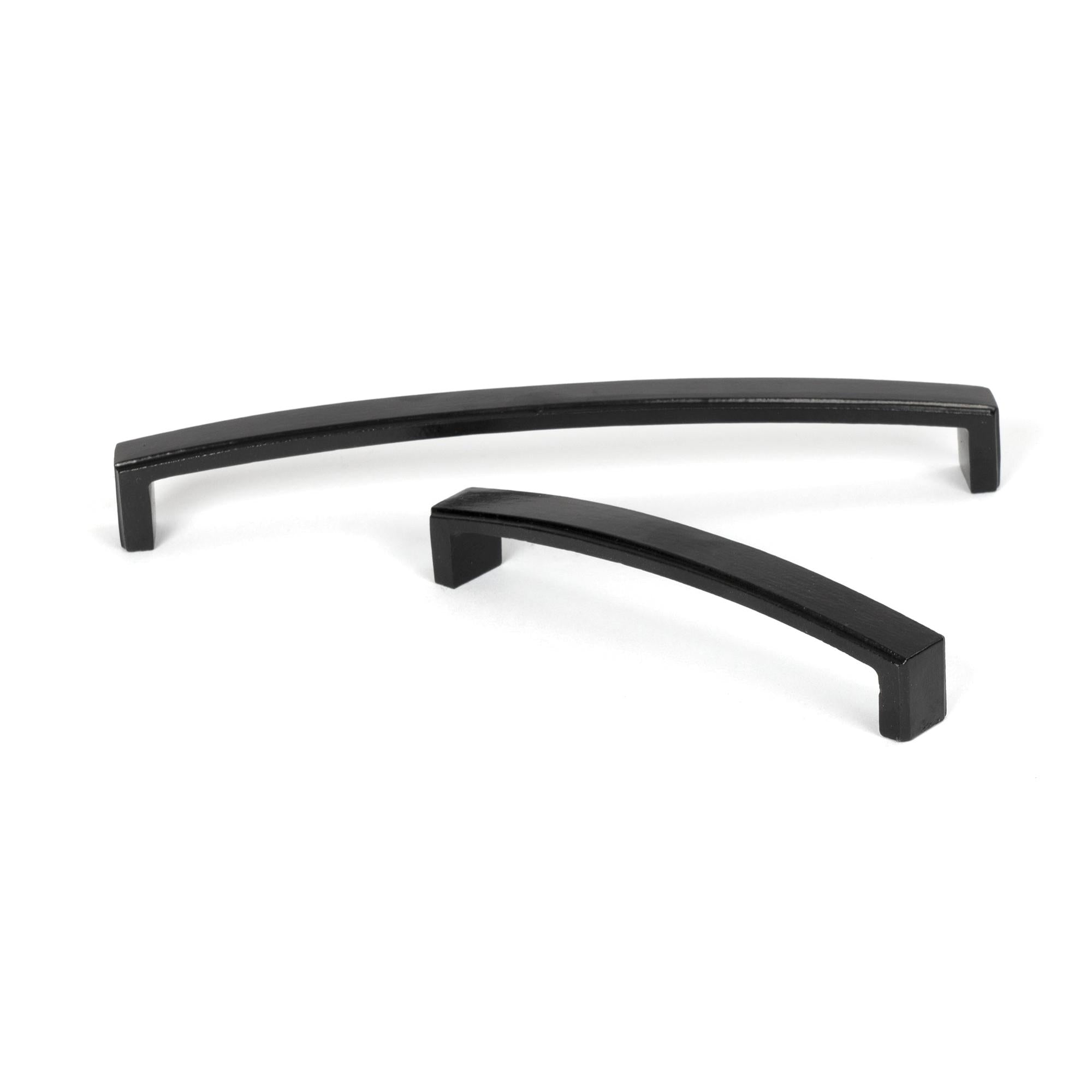 Black 9" Ribbed Pull Handle | From The Anvil - Pull Handles - From The Anvil - Yester Home
