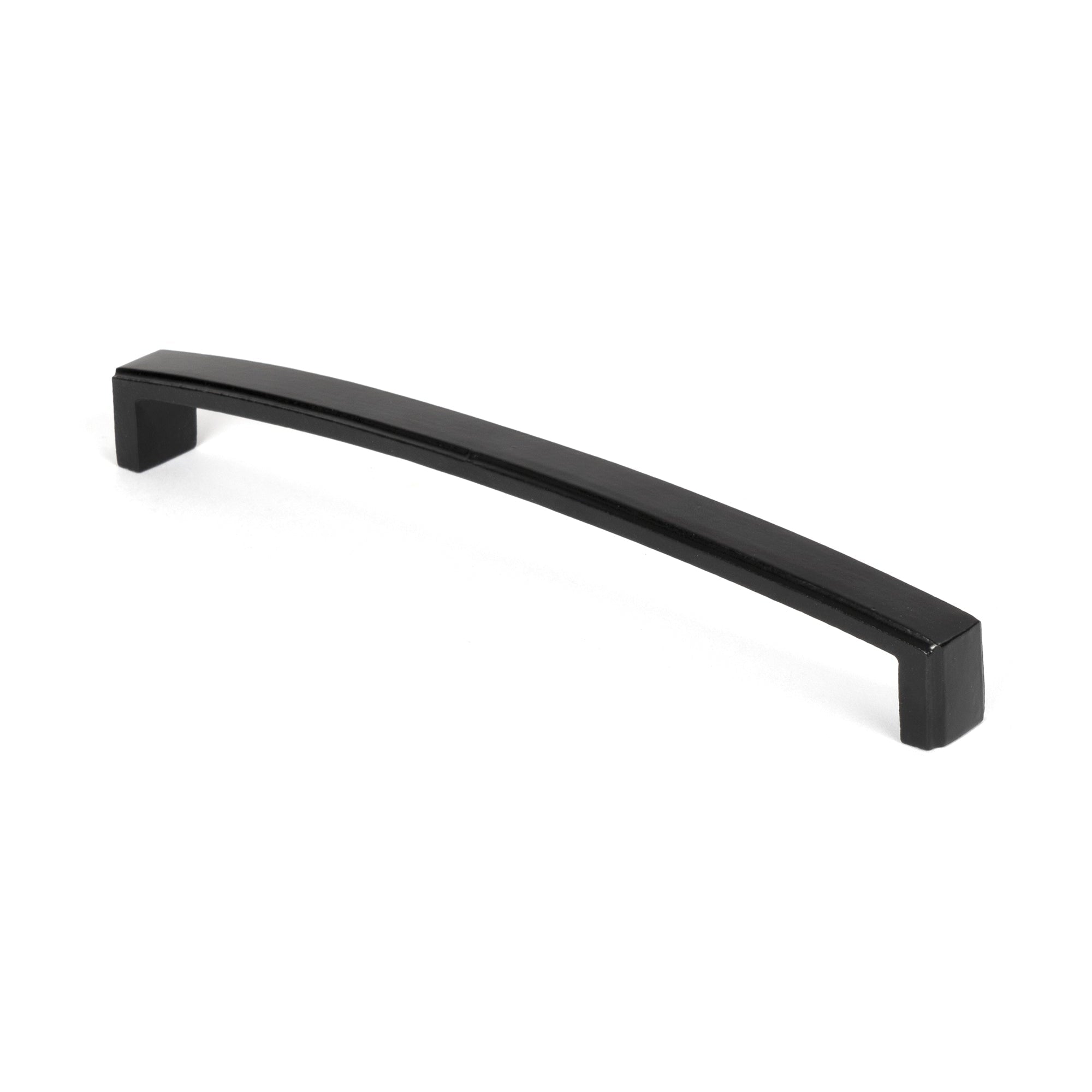 Black 9" Ribbed Pull Handle | From The Anvil-Pull Handles-Yester Home