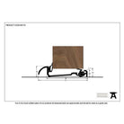 Black 914mm Macclex 15/56 Threshold | From The Anvil-Thresholds-Yester Home