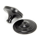 Black Art Deco Centre Door Knob | From The Anvil - Centre Door Knobs - From The Anvil - Yester Home
