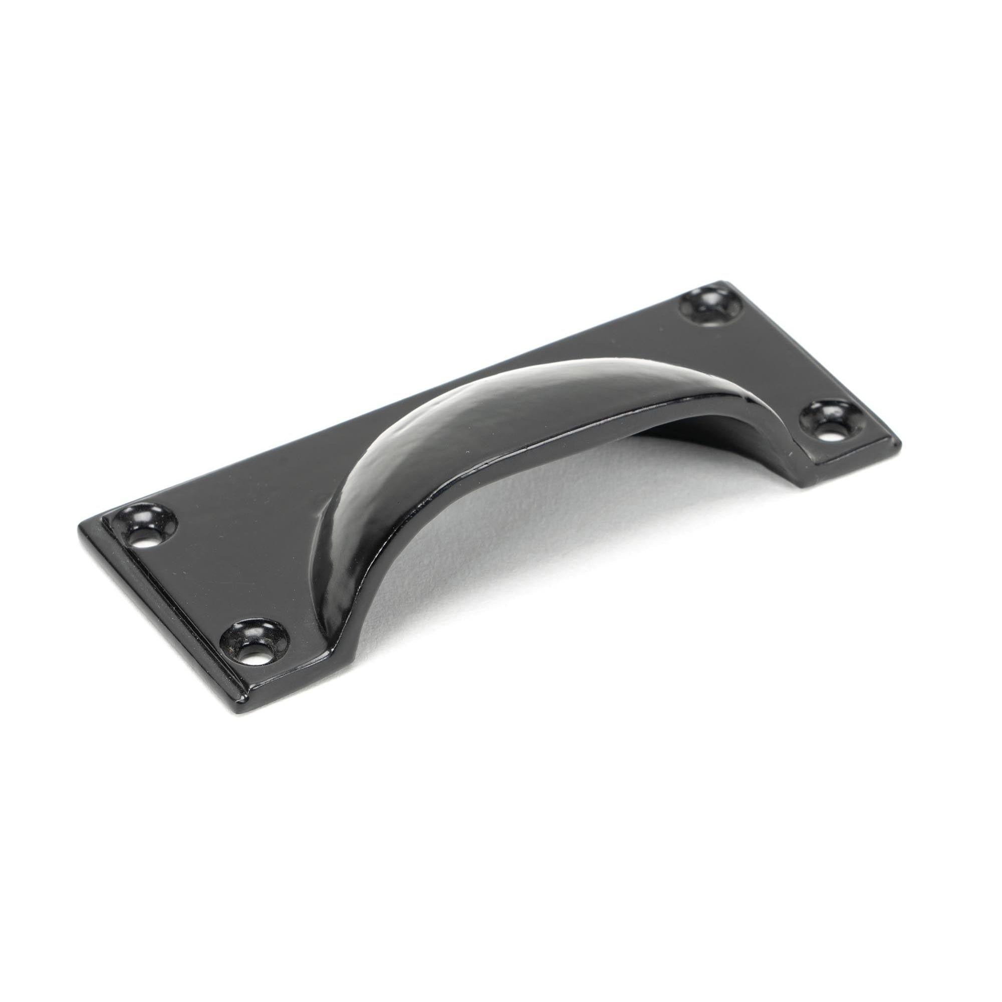 Black Art Deco Drawer Pull | From The Anvil - Drawer Pulls - From The Anvil - Yester Home