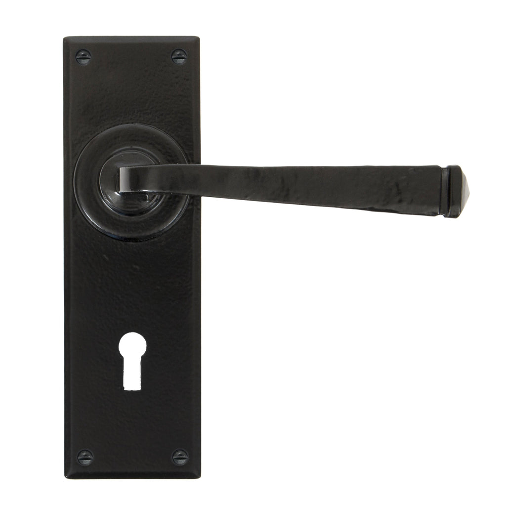 Black Avon Lever Lock Set | From The Anvil-Lever Lock-Yester Home
