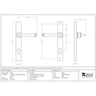 Black Avon Slimline Lever Espag. Lock Set | From The Anvil-Espagnolette-Yester Home