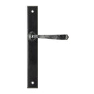 Black Avon Slimline Lever Latch Set | From The Anvil-Espagnolette-Yester Home