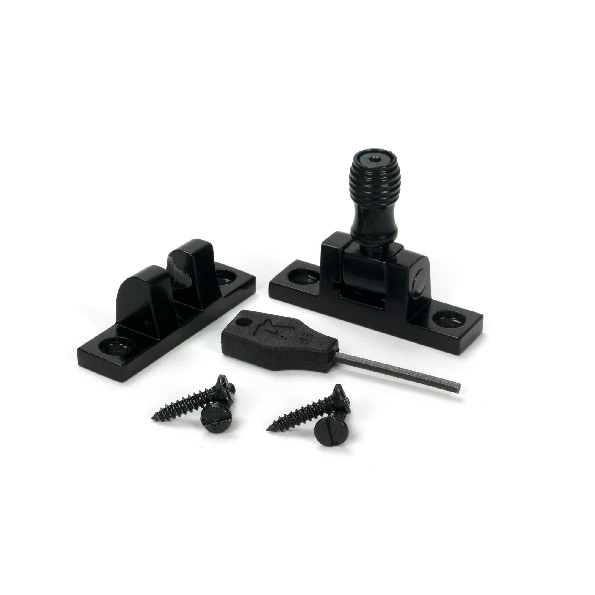 Black Beehive Brighton Fastener - Narrow (Square) - Brighton Fasteners - From The Anvil - Yester Home