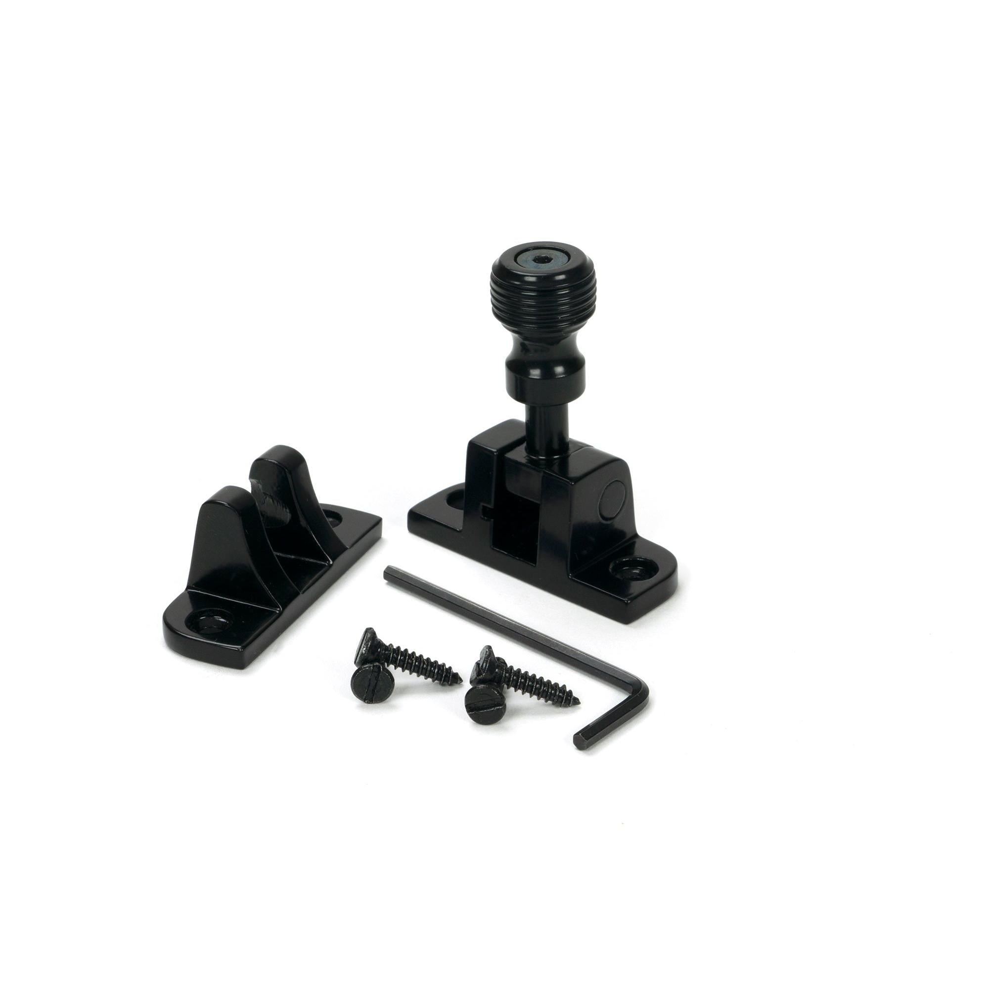 Black Beehive Brighton Fastener (Radiused) - Brighton Fasteners - From The Anvil - Yester Home