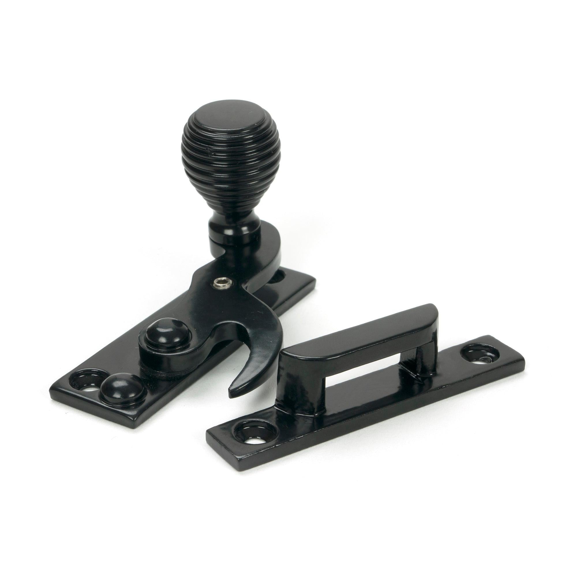 Black Beehive Sash Hook Fastener - Sash Hook Fasteners - From The Anvil - Yester Home