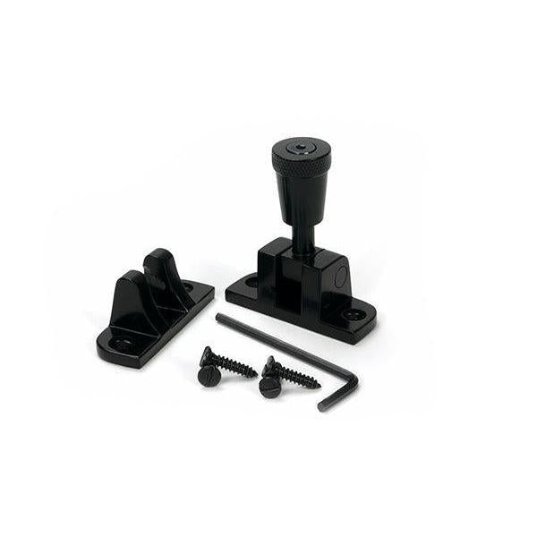 Black Brompton Brighton Fastener (Radiused) - Brighton Fasteners - From The Anvil - Yester Home